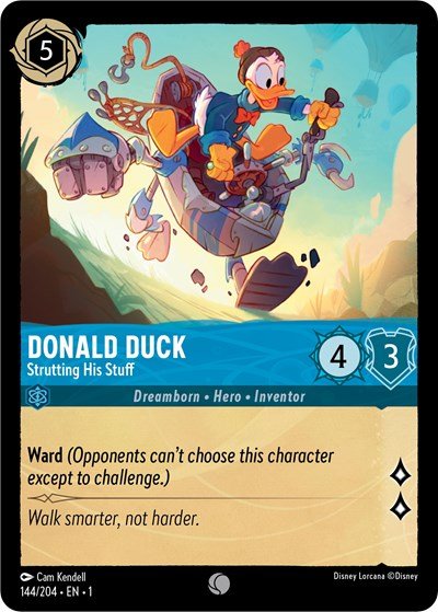 Donald Duck - Strutting His Stuff (The First Chapter) Near Mint - Nick Nack's Full Frontal Attack