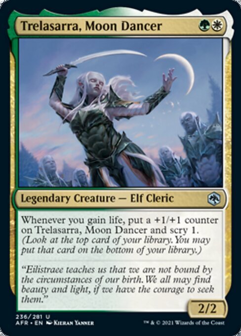 Trelasarra, Moon Dancer (Adventures in the Forgotten Realms) Near Mint - Nick Nack's Full Frontal Attack