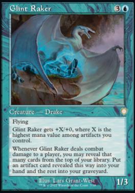 Glint Raker (Retro Frame) (Commander: The Brothers' War) Near Mint