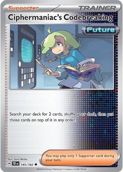 Ciphermaniac's Codebreaking - 145 (SV05: Temporal Forces) Near Mint - Nick Nack's Full Frontal Attack