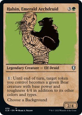 Halsin, Emerald Archdruid (Showcase) (Commander Legends: Battle for Baldur's Gate) Near Mint - Nick Nack's Full Frontal Attack