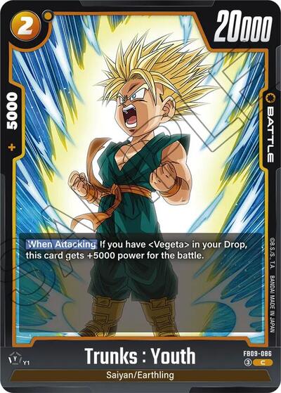 Trunks : Youth (Dual Evolution) Near Mint - Nick Nack's Full Frontal Attack