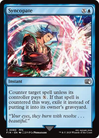 Syncopate (Universes Beyond: FINAL FANTASY) Near Mint - Nick Nack's Full Frontal Attack