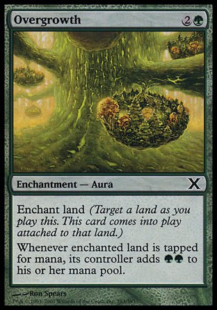 Overgrowth (10th Edition) Light Play - Nick Nack's Full Frontal Attack
