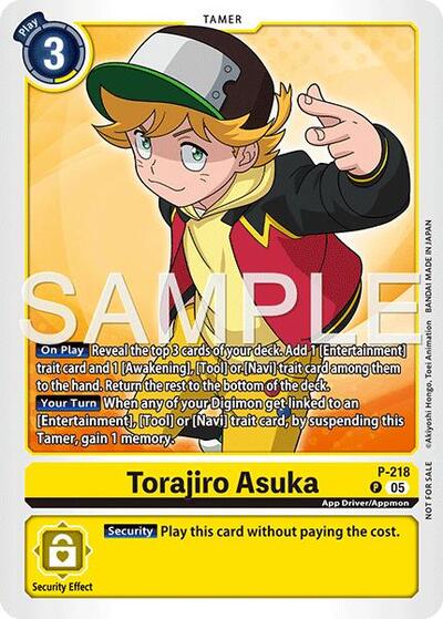 Torajiro Asuka (Official Store Tournament 2026 Vol. 1) (Digimon Promotion Cards) Near Mint - Nick Nack's Full Frontal Attack