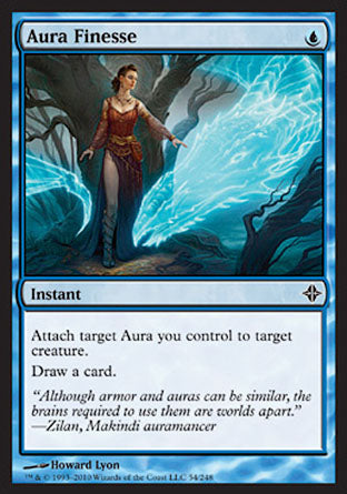 Aura Finesse (Rise of the Eldrazi) Light Play