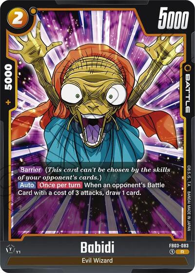 Babidi FB03-083 (Raging Roar) Near Mint Holofoil