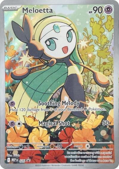 Meloetta - 026 (ME: Mega Evolution Promo) Near Mint Holofoil