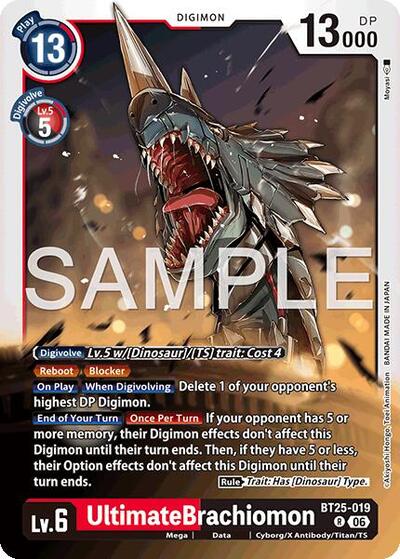 UltimateBrachiomon (Dual Revolution Booster) Near Mint