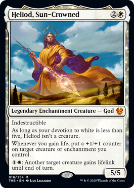 Heliod, Sun-Crowned (Theros Beyond Death) Near Mint Foil