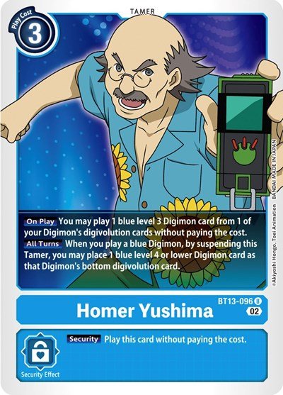 Homer Yushima (Versus Royal Knights) Near Mint - Nick Nack's Full Frontal Attack