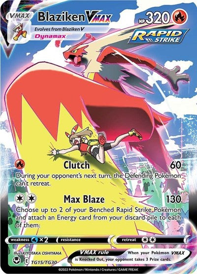 Blaziken VMAX (SWSH12: Silver Tempest Trainer Gallery) Near Mint Holofoil