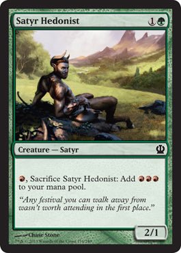 Satyr Hedonist (Theros) Near Mint - Nick Nack's Full Frontal Attack