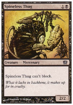 Spineless Thug (8th Edition) Near Mint - Nick Nack's Full Frontal Attack