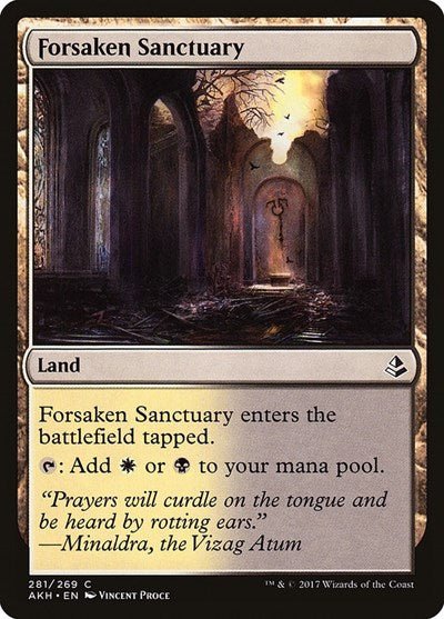 Forsaken Sanctuary (Amonkhet) Near Mint - Nick Nack's Full Frontal Attack