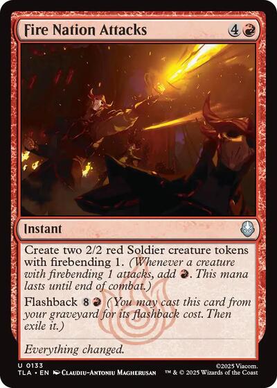Fire Nation Attacks (Avatar: The Last Airbender) Near Mint - Nick Nack's Full Frontal Attack