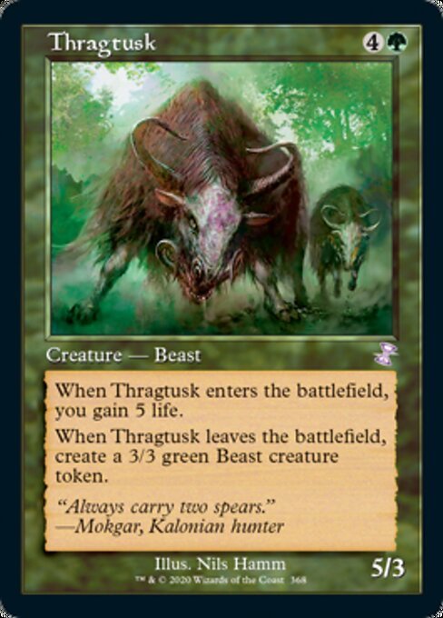 Thragtusk (Time Spiral Remastered) Near Mint - Nick Nack's Full Frontal Attack