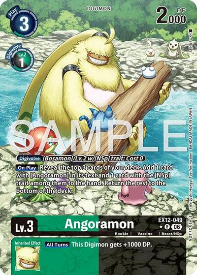 Angoramon (Box Topper) (Digital World Shambala) Near Mint Foil