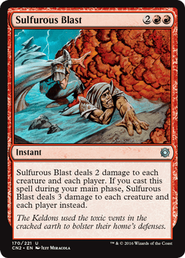Sulfurous Blast (Conspiracy: Take the Crown) Near Mint - Nick Nack's Full Frontal Attack