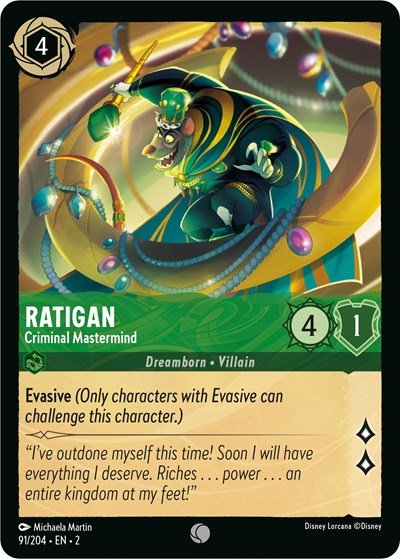 Ratigan - Criminal Mastermind (Rise of the Floodborn) Near Mint - Nick Nack's Full Frontal Attack
