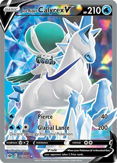 Ice Rider Calyrex V (Full Art) (SWSH06: Chilling Reign) Near Mint Holofoil - Nick Nack's Full Frontal Attack