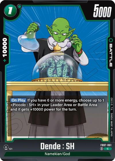 Dende : SH (Wish For Shenron) Near Mint - Nick Nack's Full Frontal Attack