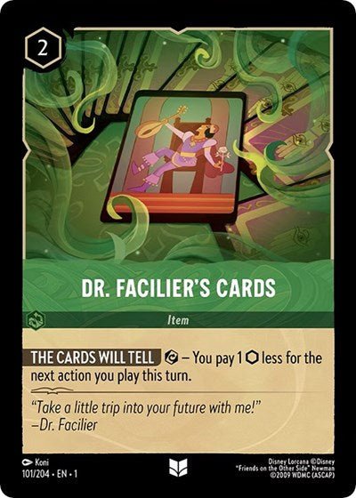 Dr. Facilier's Cards (The First Chapter) Near Mint - Nick Nack's Full Frontal Attack