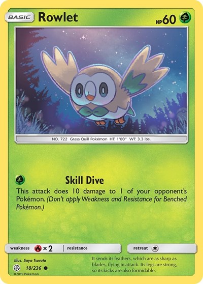Rowlet - 18 (SM - Cosmic Eclipse) Near Mint