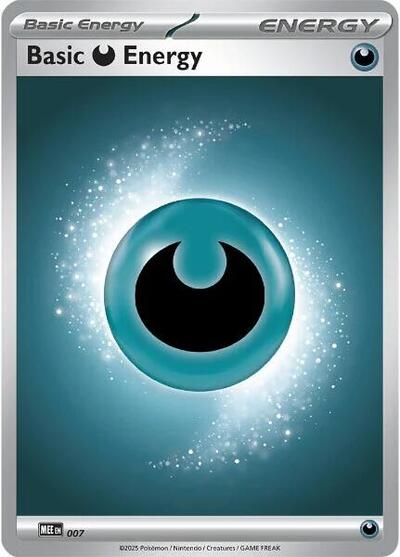 Basic Darkness Energy - 007 (MEE: Mega Evolution Energies) Near Mint