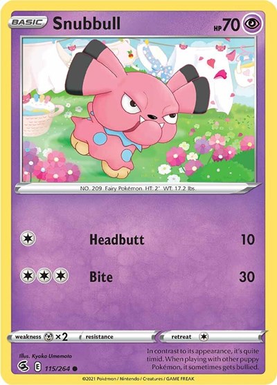 Snubbull (SWSH08: Fusion Strike) Near Mint