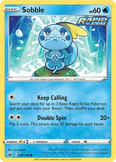 Sobble (SWSH06: Chilling Reign) Near Mint