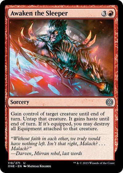 Awaken the Sleeper (Phyrexia: All Will Be One) Near Mint - Nick Nack's Full Frontal Attack
