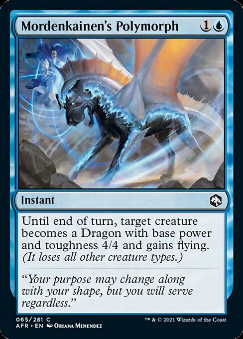 Mordenkainen's Polymorph (Adventures in the Forgotten Realms) Near Mint