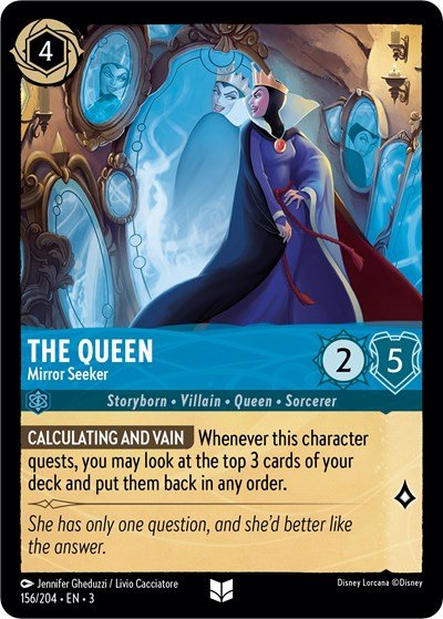 The Queen - Mirror Seeker (Into the Inklands) Near Mint - Nick Nack's Full Frontal Attack