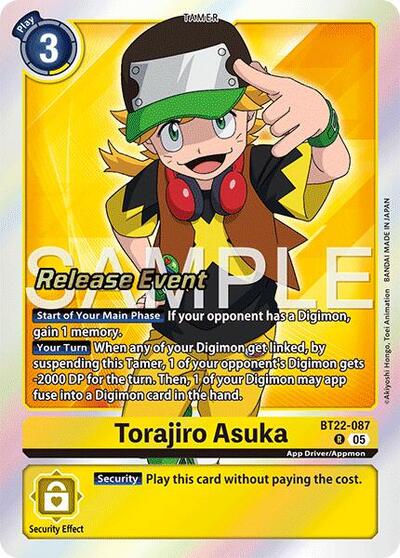 Torajiro Asuka (Cyber Eden Release Event Cards) Near Mint