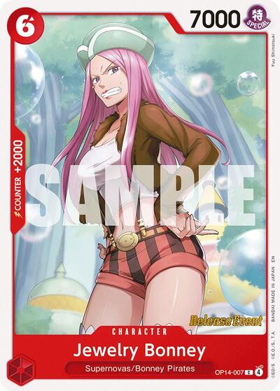 Jewelry Bonney (The Azure Sea's Seven Release Event Cards) Near Mint