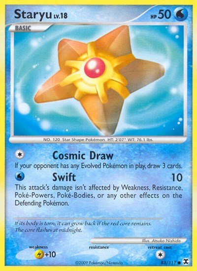 Staryu (Rising Rivals) Near Mint - Nick Nack's Full Frontal Attack