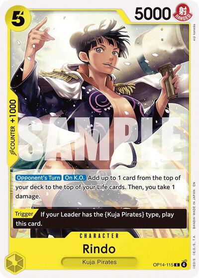 Rindo (The Azure Sea's Seven) Near Mint - Nick Nack's Full Frontal Attack