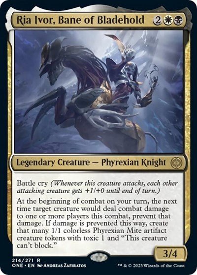 Ria Ivor, Bane of Bladehold (Phyrexia: All Will Be One) Near Mint - Nick Nack's Full Frontal Attack