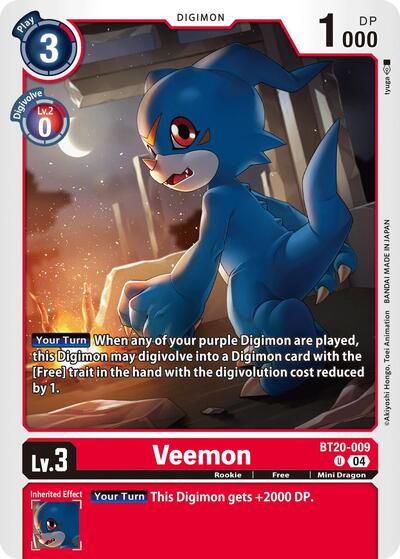 Veemon (Release Special Booster 2.5) Light Play