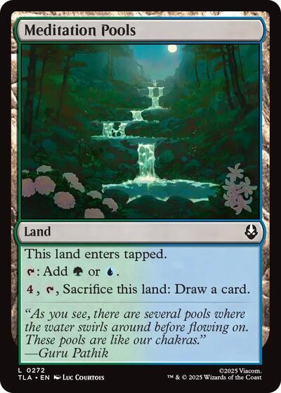 Meditation Pools (Avatar: The Last Airbender) Near Mint Foil - Nick Nack's Full Frontal Attack