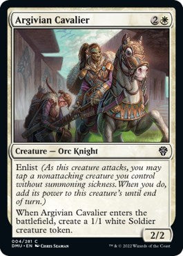 Argivian Cavalier (Dominaria United) Near Mint