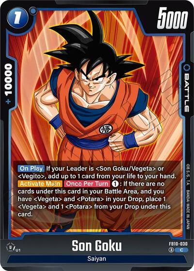 Son Goku FB10-030 (Cross Force) Near Mint