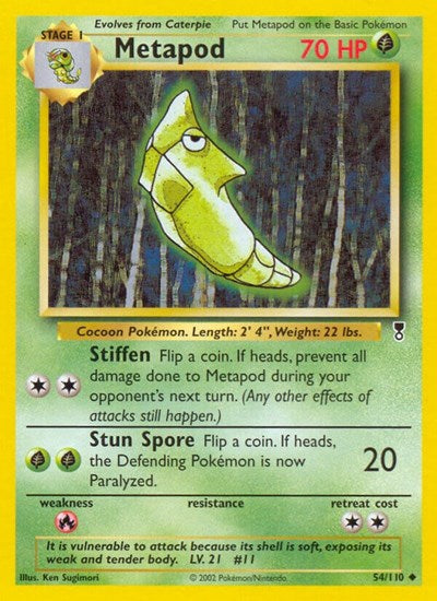 Metapod (Legendary Collection) Light Play