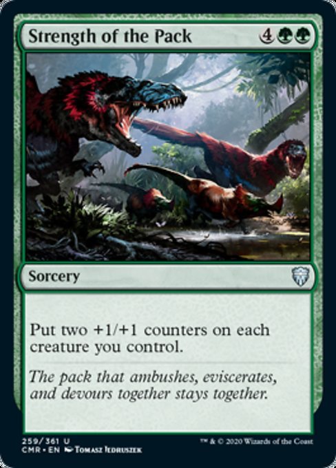 Strength of the Pack (Commander Legends) Near Mint - Nick Nack's Full Frontal Attack