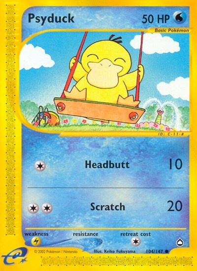 Psyduck (Aquapolis) Light Play