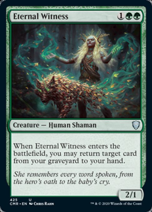 Eternal Witness (Commander 2020 Commander Legends) Near Mint - Nick Nack's Full Frontal Attack