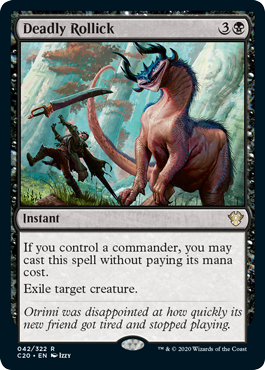Deadly Rollick (Commander 2020 Ikoria) Near Mint