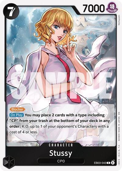 Stussy (Extra Booster: One Piece Heroines Edition) Near Mint Foil - Nick Nack's Full Frontal Attack