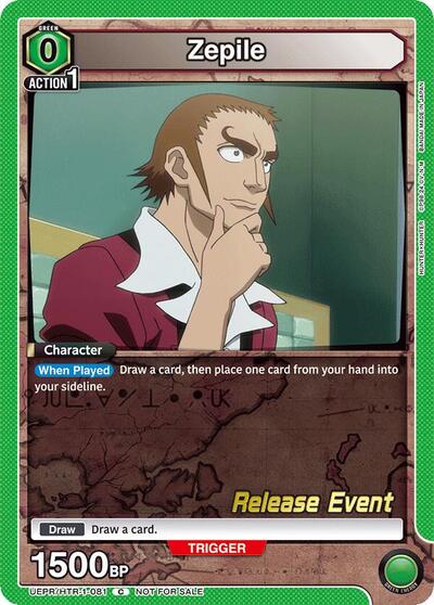 Zepile (Hunter x Hunter Release Event Cards) Near Mint - Nick Nack's Full Frontal Attack